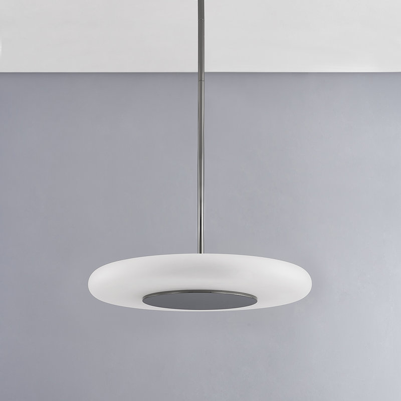Blyford Pendant by PEMBROOKE & IVES, 7.75" H x 20.75" W x 20.75" D, Black Nickel