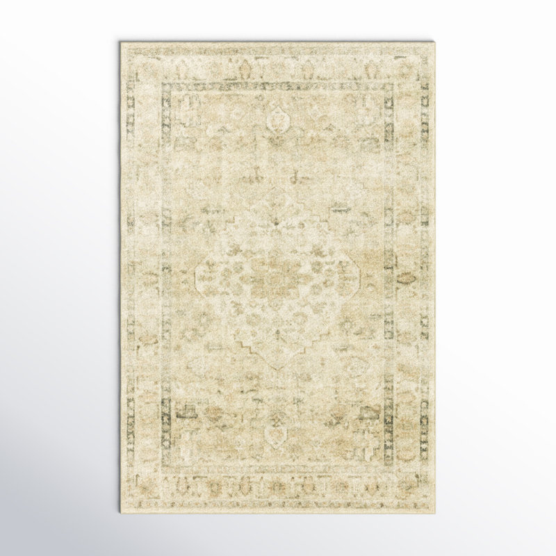Oriental Multicolor Area Rug, Rectangle 5' x 7'6"
