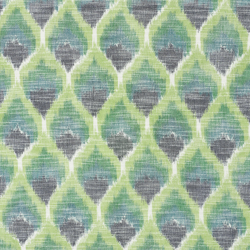 Tissu Odisha Ikat, Vert