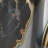 Warnock - Abstract Marble Marble Blackout Curtain - 1 Panels-1346736755