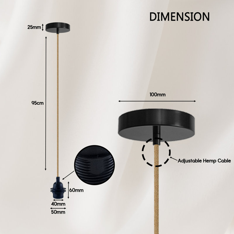 Blatteis 2 - Light Black Single Pendant, Yes