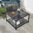 Glass Top End Table