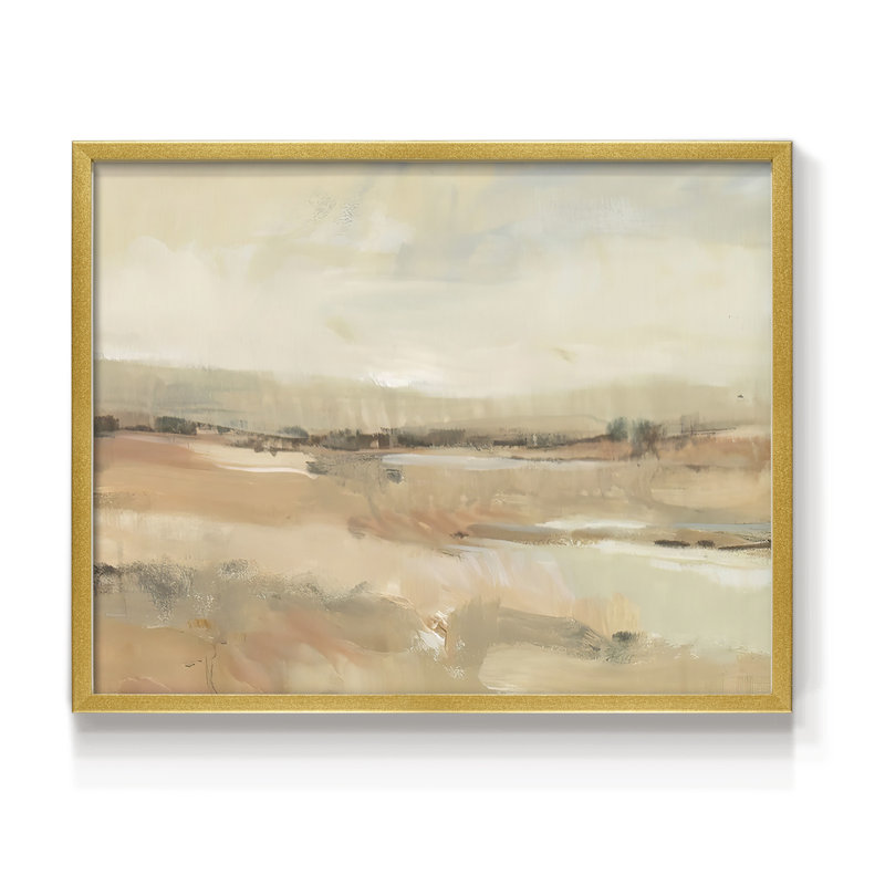 «Earth Tone Landscape I», reproduction encadrée, H 16 po x l 20 po