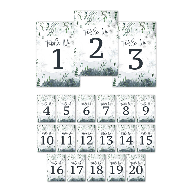 Paper Table Number