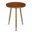 Table de bout ronde à 3 pieds en bois et métal Moffat