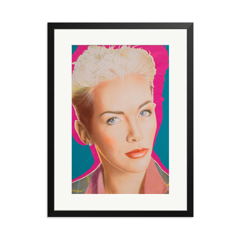Annie Lennox, 31" H x 23" W, Black