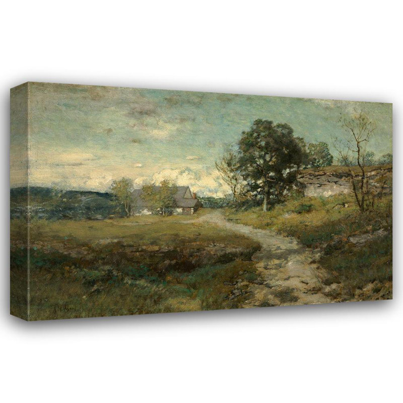 «Red Barrel Studio® Wyant, Alexander H», art sur toile tendu sous le titre: Paysage d'Arkville, H 28 po x l 40 po