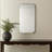 28" Bronze Metal Accent Mirror