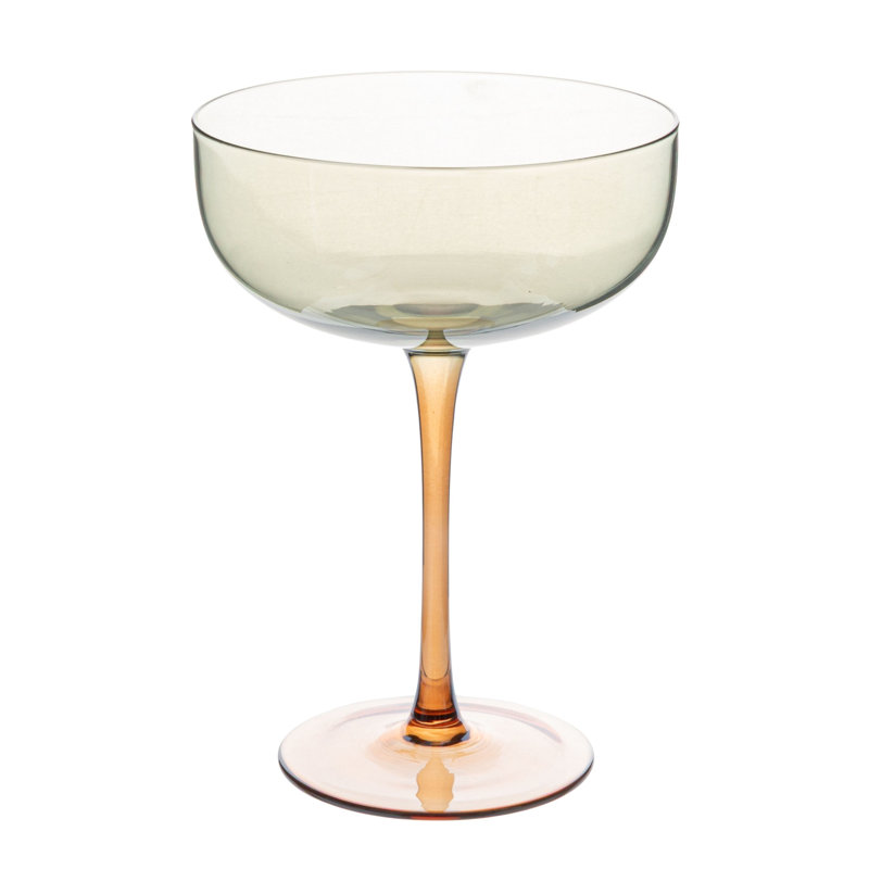 Martini Glass In Iridescent Finish
