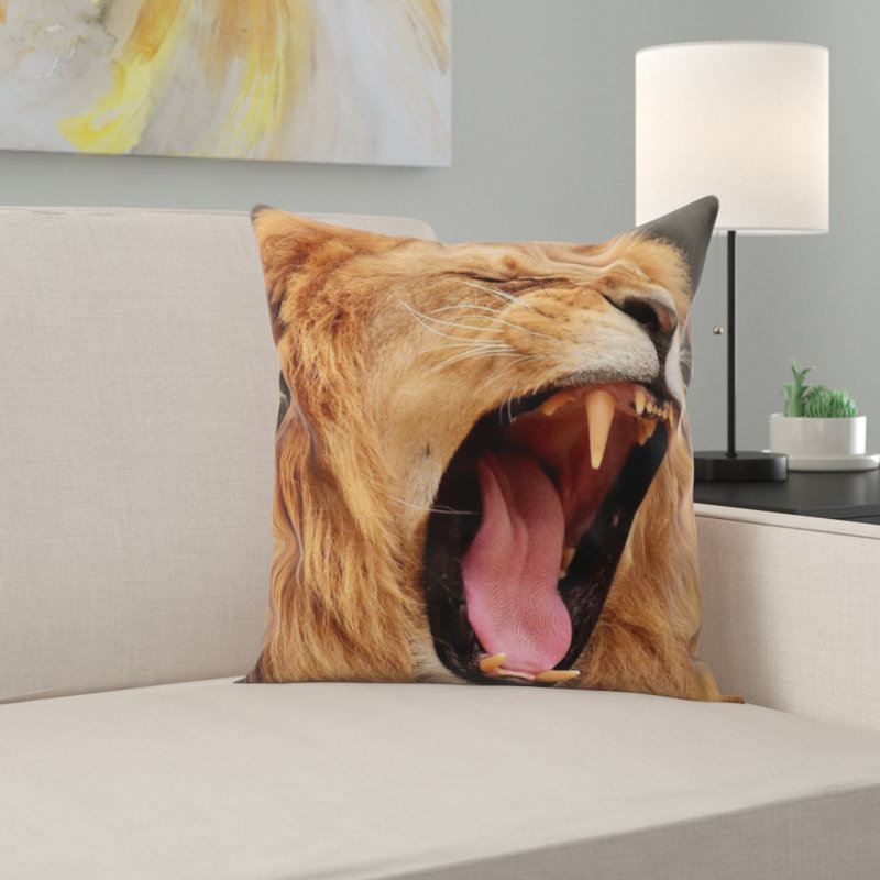 Coussin lion