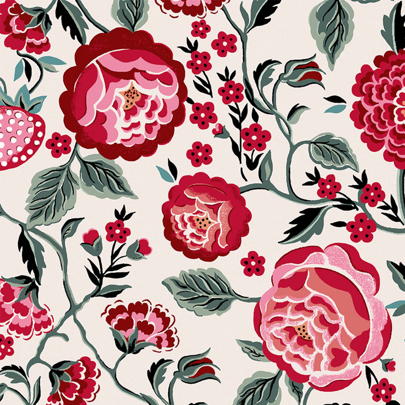 Cath Kidston Strawberry Garden Blue, Red