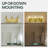 3 - Light Farmhouse Vanity Light Clear Glass Diamond Shade, Brushed Gold-2029131786-2029131798-2029131807