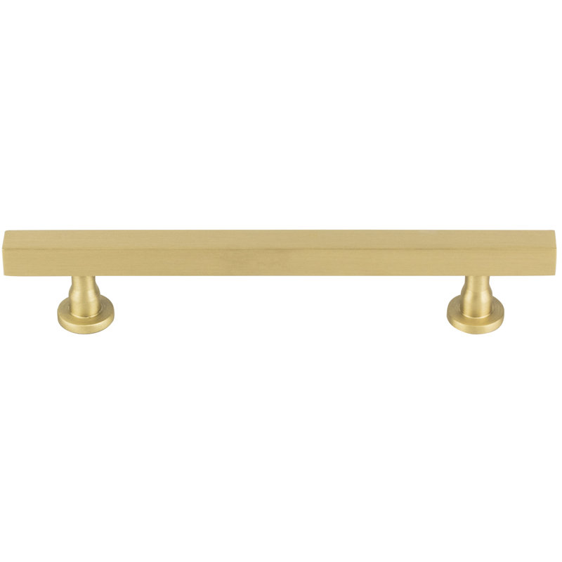 Dante Bar Pull, 6 5/16", Satin Brass