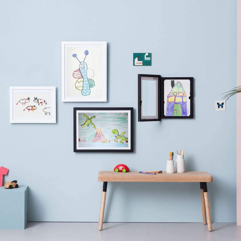 Matte Picture Frame, Black, 29.7 cm x 42 cm