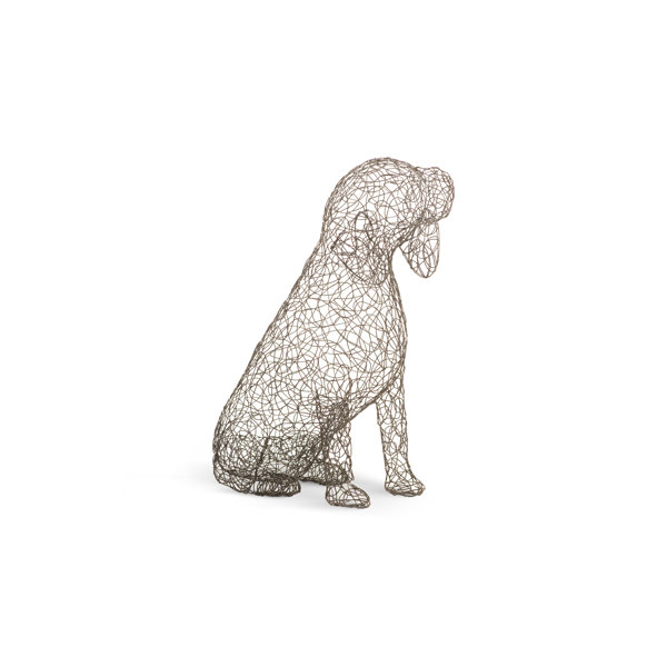 Phillips Collection Crazy Wire Beagle Figurine 