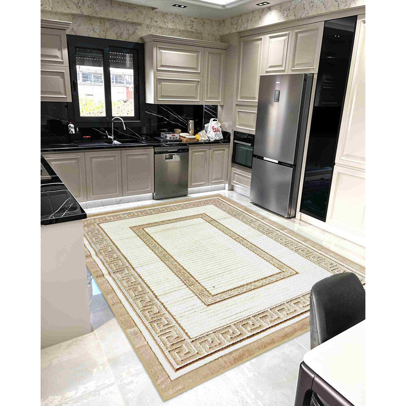 Joseph Rug DESIGN 5513, Cream, Rectangle 5'3" x 7'7"