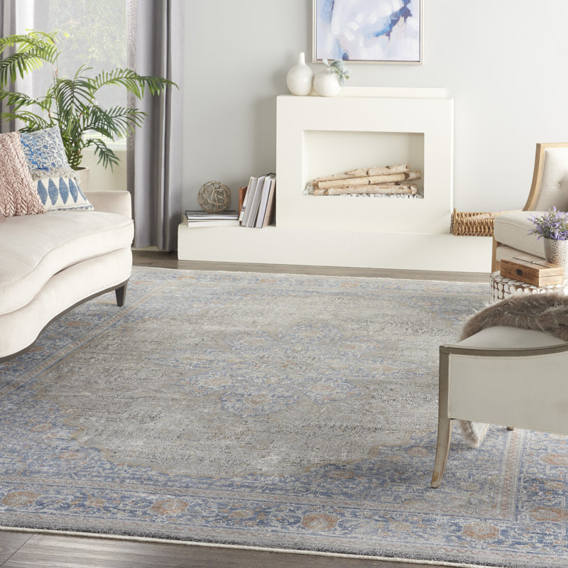 Tapis ivoire Iraida, Rectangle 8 pi 6 po x 11 pi 6 po