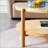 Modern Simple Circular Double-Layer Solid Wood Tea Table-1316773110