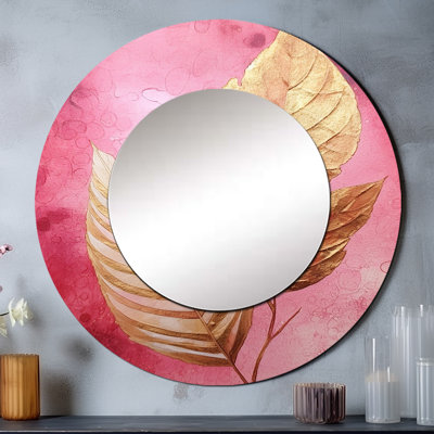 Lampman - Floral Round Mirror Wall Decor