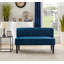 Georgio 2 Seater Velvet Loveseat-114019550