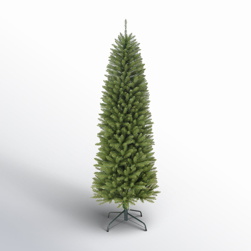 Sapin de Noël vert élancé, H 7,5 pi