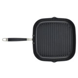 Anolon Advanced Home Hard Anodized Nonstick Deep Square Grill / Griddle Pan With Pour Spouts,11 Inch