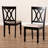 18.5'' H Espresso Brown Parsons Chair Two (2) dining chairs included, 37.4"H x 17.7" W x 20.5" D-241523502-241523489