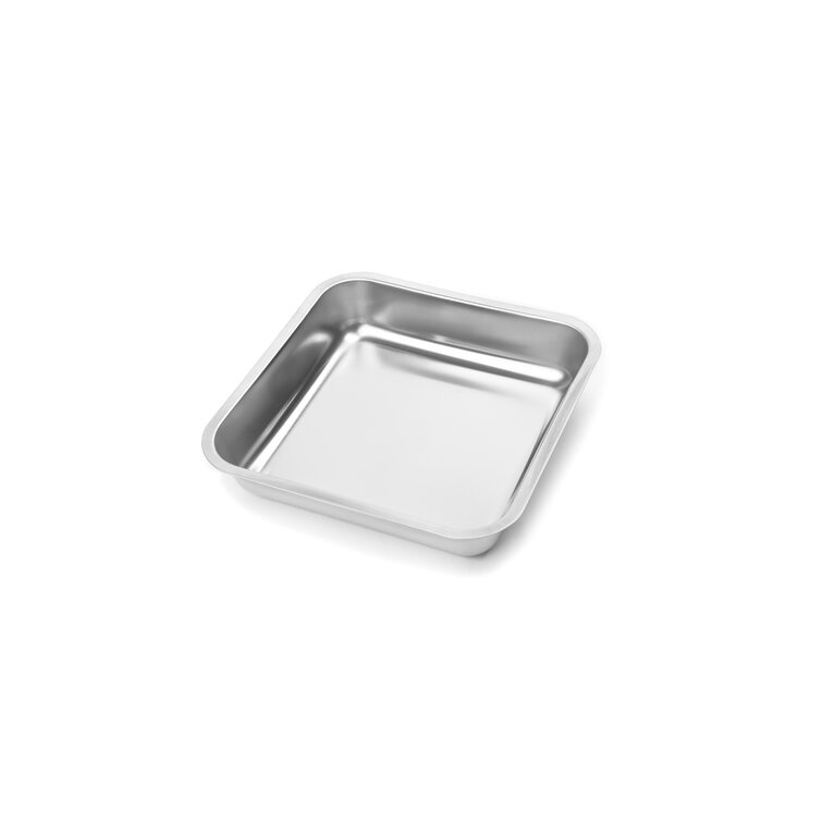 Fox Run Stainless Steel Pan, 11-Inch x 7-Inch Bake Surface, Silver