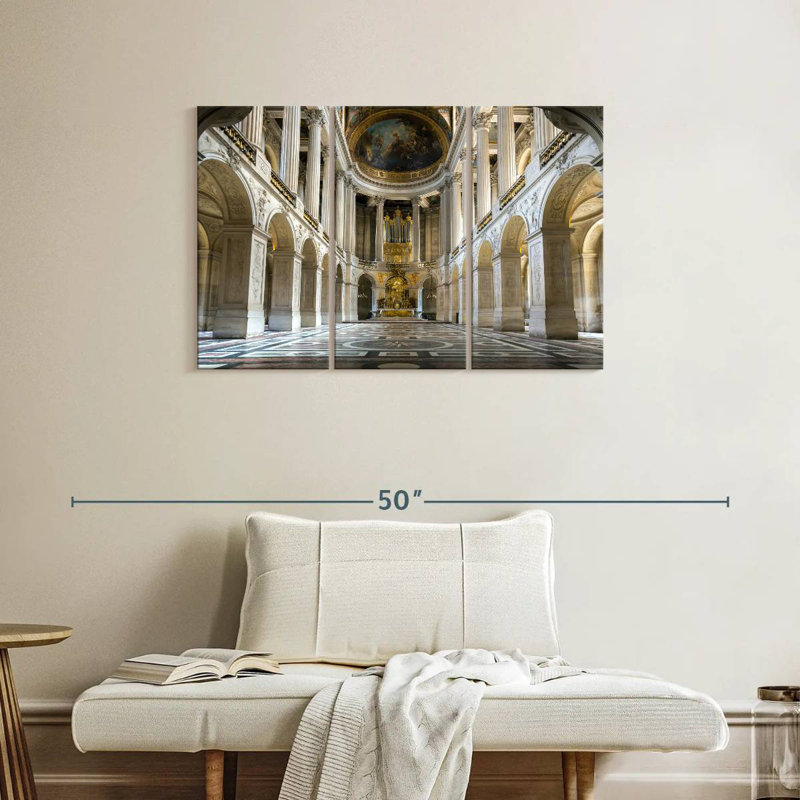 Intérieur de Versailles, H 24 po x l 38 po