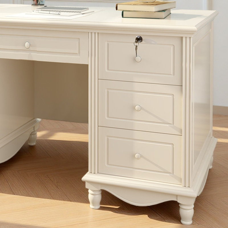 Bureau moderne en bois massif de chêne