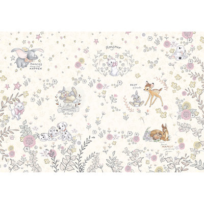 Disney Best Of Friends Unpasted Wall Mural On Paper 368 Cm X 254 Cm
