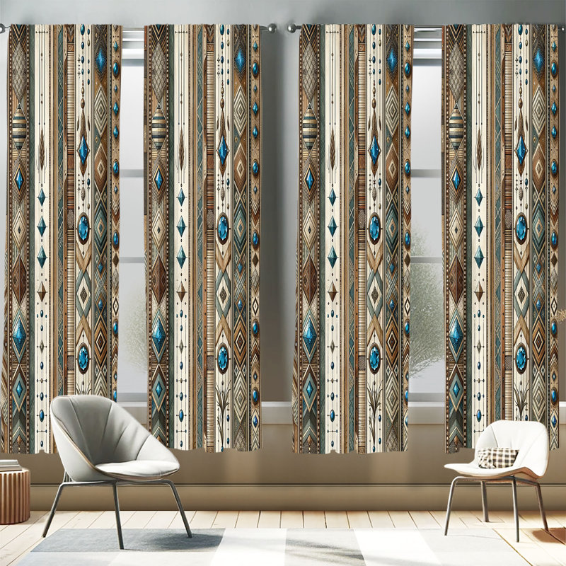 Hermonie Semi Sheer Curtain, 56" W x 84" L