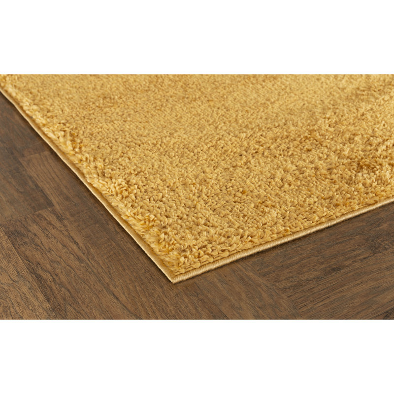 Solid Colour Shag Area Rug, Rectangle 80 x 150cm