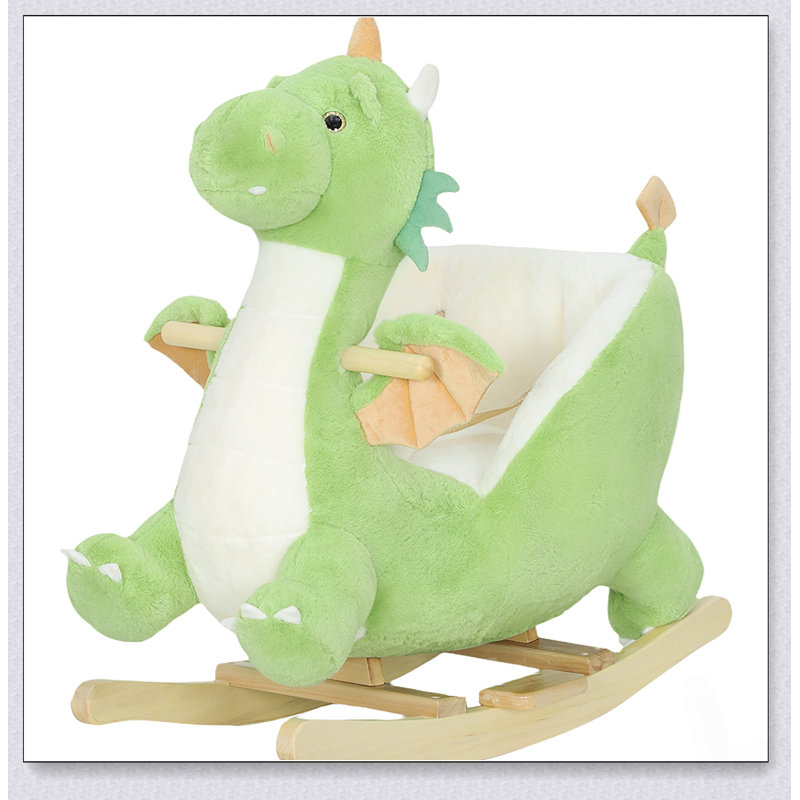 Dragon interactif mauve à bascule pour les enfants, encourageant les jeux créatifs et joyeux avec des sons réalistes