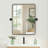 Kellner 24x32'' Rectangular Aluminum Framed in Matte Black Modern Bathroom Pivot Wall Mirror