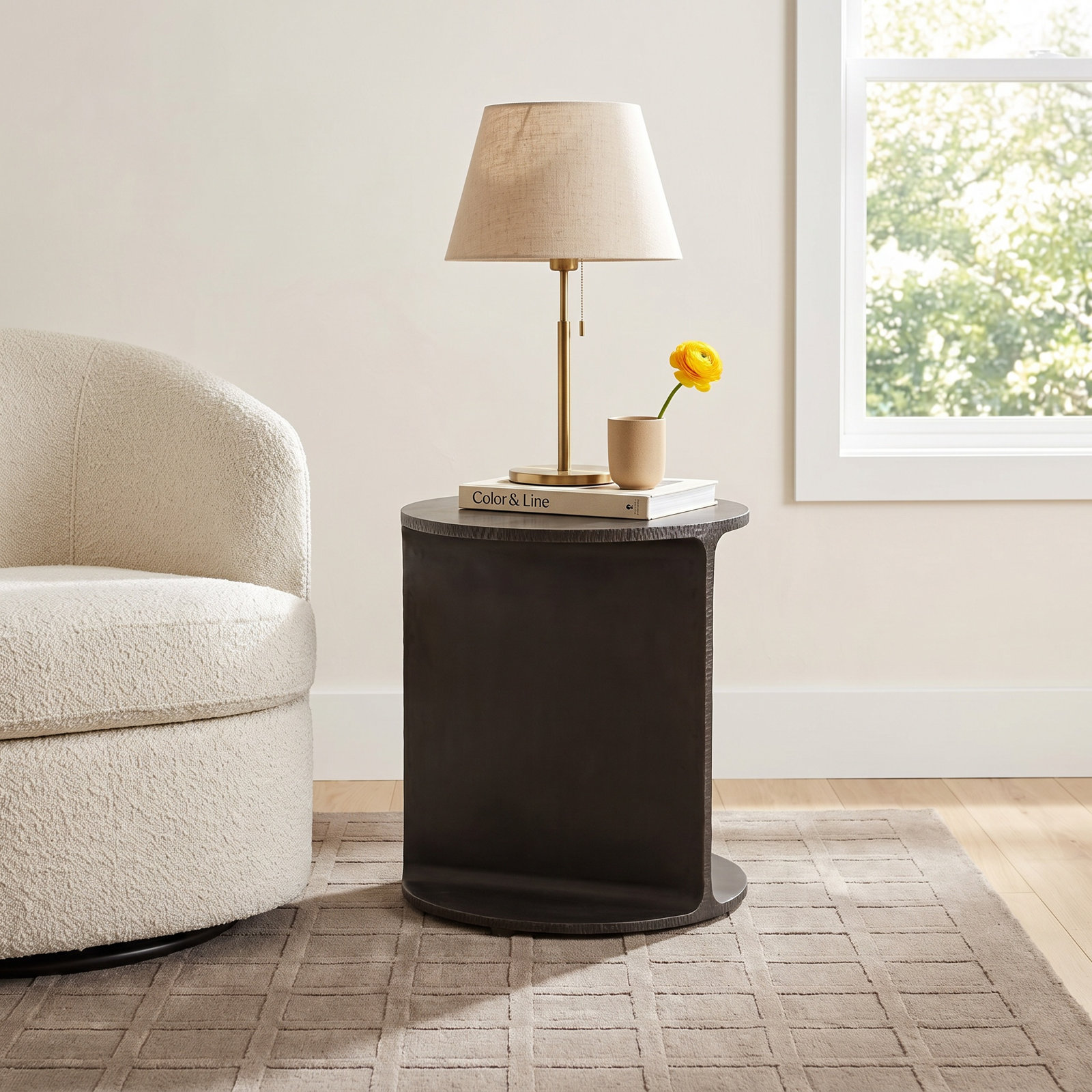 Juana Iron End Table