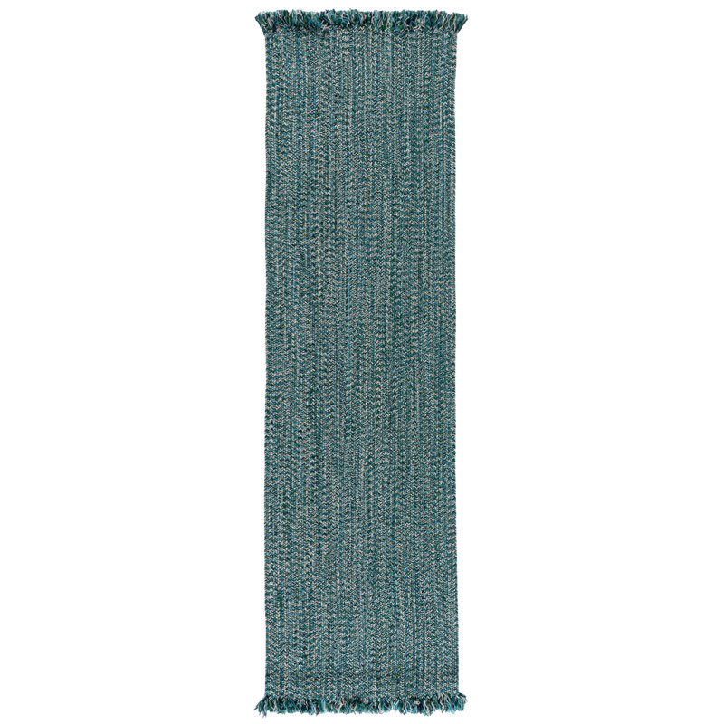 Braided 301 Hand Woven Machine Washable No Pattern Rug, Runner 2'3" x 8'