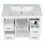 Ensemble de meuble-lavabo simple 36 po avec plateau en résine Eliseiu-654272843