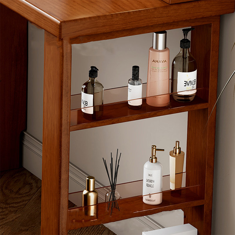 Coiffeuse avec miroir, 3 tiroirs, 1 chaise