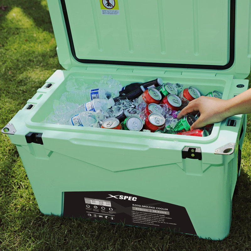 Xspec 60 Quart Seafoam Roto-Molded High Performance Cooler