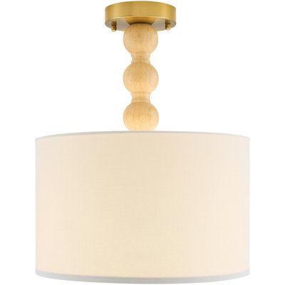 Luminaire suspendu tambour 1 lumière Glenell