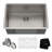 KRAUS Standart Pro Undermount 16 Gauge Stainless Steel Bar Kitchen Sink-98155498-115596833