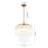 3-light Cylinder Murano Glass Tiered Pendant