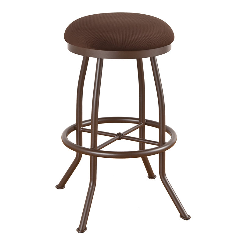 Tabouret de bar et de comptoir Alderman, Bronze ensoleillé, Brun foncé Victoria, Très grand (assise de 34 po de hauteur)