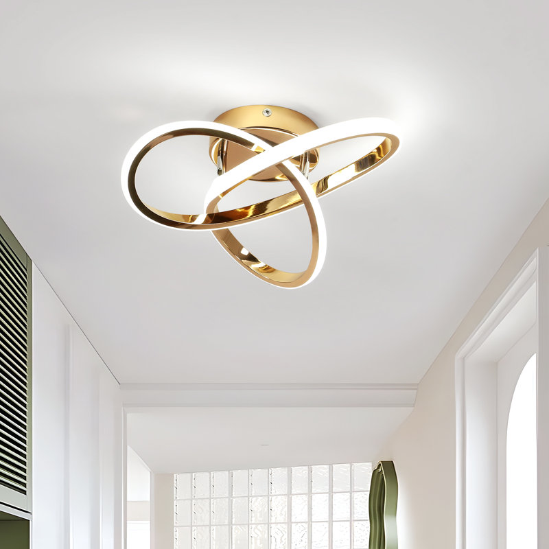  Golden Clover Ceiling Light, Rose Gold