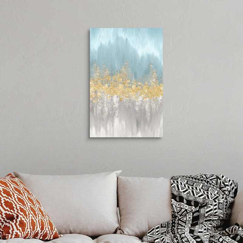 "Neutral Wave longueurs I" par Eva watts, reproduction d’art sur toile, Toile tendue, H 30 po x l 20 po x P 1,25 po