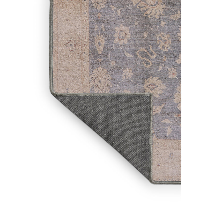 Tapis bleu / beige Casanova, Rectangle 5 pi x 8 pi