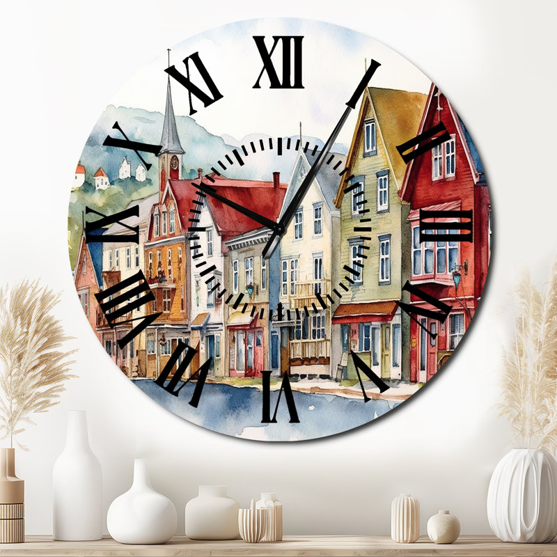 Horloge murale Terre-Neuve II, Surdimensionné