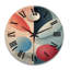 Horloge murale en bois massif Pandich-218425748