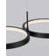 4 - Light Black LED Drum Pendant